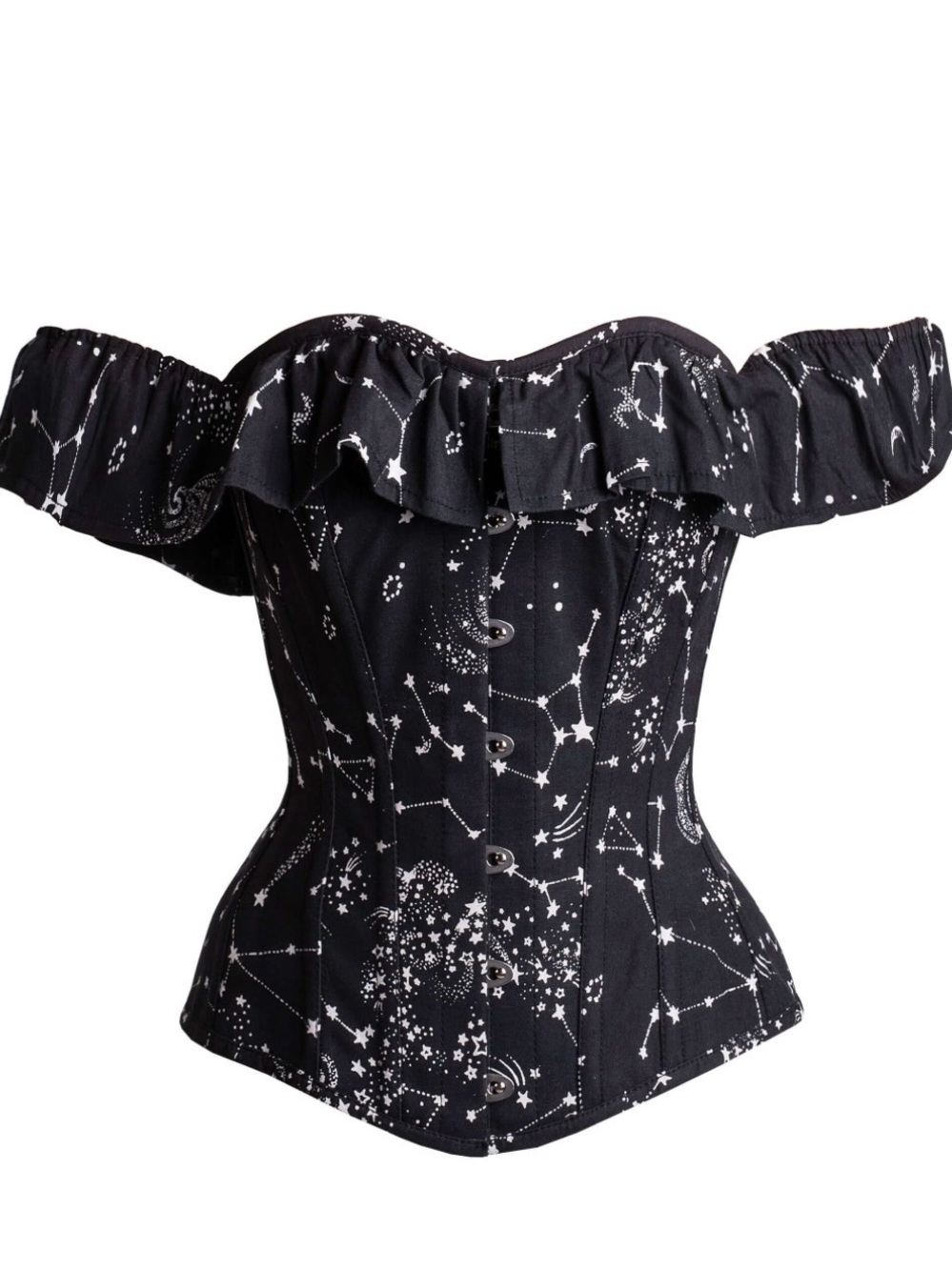 Corset-Story Astronomy Print Corset Top